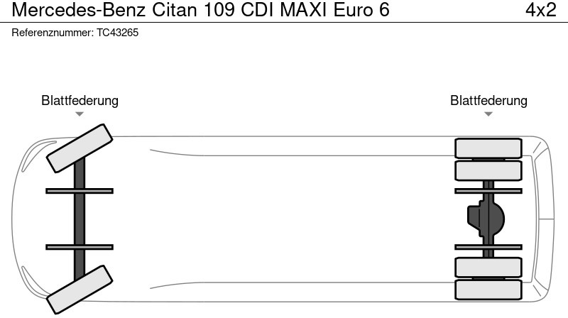 Mercedes-Benz Citan 109 CDI MAXI Euro 6 – Finanzierungsleasing Mercedes-Benz Citan 109 CDI MAXI Euro 6: das Bild 18