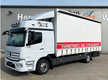 Mercedes-Benz 1230 Atego | Navi*Klima*AHK*Portaltüren*1. Hand!  - Planen Transporter