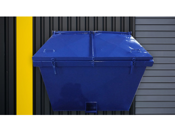 Absetzcontainer Für die Beförderung von Müll, Zustand - NEU Absetzmulde Absetzcontainer 7 cbm mit mit stahldeckel 7 symmetrisch: das Bild 1