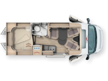 Camper Van, Personentransporter, Zustand - NEU Campervan Malibu Van 600 DB Charming GT (Fiat): das Bild 1