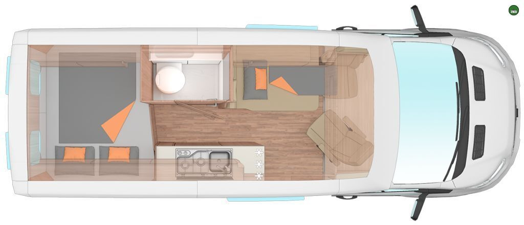 Camper Van, Zustand - NEU Weinsberg CaraBus 600 MQ Modell 2023, 170 PS, Automatik: das Bild 3
