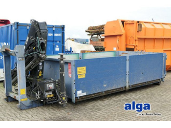 Abrollcontainer, Kran Hiab 099 BS-2 Duo  - Abrollcontainer: das Bild 1
