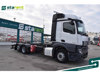 Containerwagen/ Wechselfahrgestell LKW Mercedes Benz Actros 2645L Retarder Mirror Cam NAVI Liftachse: das Bild 3