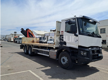 Pritsche LKW, Autokran RENAULT C380.26: das Bild 2