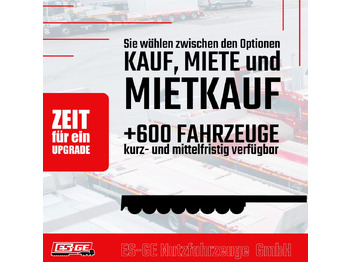Pritschenauflieger/ Plattformauflieger ES-GE 3-Achs Sattelanhänger - Rungen + CV: das Bild 3