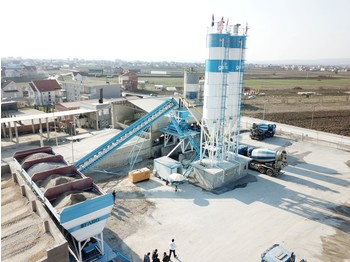 Betonmischanlage, Zustand - NEU FABO POWERMIX-100 STATIONARY CONCRETE BATCHING PLANT: das Bild 1