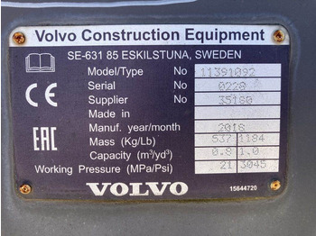 Schaufel Volvo Klappschaufel mit Zähnen TPZ: das Bild 5