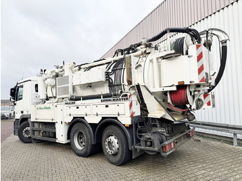LKW Mercedes-Benz Actros 2536 L 6x2 Actros 2536 L 6x2, Müller Saug- und Spülwagen ca. 10,5m³, Lenkachse: das Bild 3
