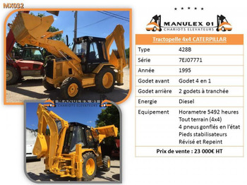 Baggerlader Caterpillar 428 B: das Bild 5