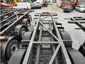 Container/ Wechselfahrgestell Auflieger Schwarzmüller S1 R-Serie Tank Chassis ADR SAF Alufelgen: das Bild 5