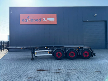 Container/ Wechselfahrgestell Auflieger Burg 20FT/3-axles, SAF INTRADISC, ADR (EXII, EXII, FL, AT), 2x LIFTAXLE, NL-Chassis, APK/ADR:06/2025: das Bild 4