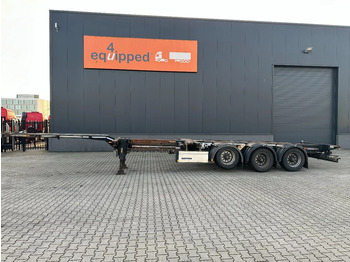 Container/ Wechselfahrgestell Auflieger D-Tec FLEXITRAILER / 45FT HC MULTI / BPW + drumbrakes / liftaxle / NL / APK 11-2026: das Bild 3 Container/ Wechselfahrgestell Auflieger D-Tec FLEXITRAILER / 45FT HC MULTI / BPW + drumbrakes / liftaxle / NL / APK 11-2026: das Bild 3