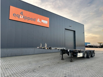 Container/ Wechselfahrgestell Auflieger D-Tec FLEXITRAILER / 45FT HC MULTI / BPW + drumbrakes / liftaxle / NL / APK 11-2026: das Bild 2 Container/ Wechselfahrgestell Auflieger D-Tec FLEXITRAILER / 45FT HC MULTI / BPW + drumbrakes / liftaxle / NL / APK 11-2026: das Bild 2