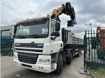Autokran DAF CF 85.360 8x2 + CRANE (25m!) EFFER 305 6S + JIB 4S + ROTATOR - PLATORM 7m60 - LIFT + STEERING AXLE - EURO 5 - BE: das Bild 4