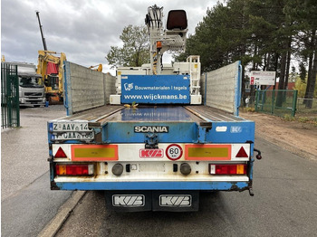 Pritschenauflieger/ Plattformauflieger Kwb STEENOPLEGGER KRAAN HIAB R130-F2 - 2x EXT + ROTATOR -  2x STUURASSEN - SCHIJFREMMEN - SAF ASSEN: das Bild 3