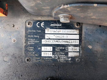 Minibagger DOOSAN DX62R-3: das Bild 3