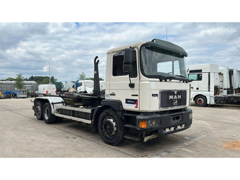 Abrollkipper MAN 26.312 (6 CYLINDER / 6X2 / BELGIAN TRUCK IN GOOD CONDITION): das Bild 3 Abrollkipper MAN 26.312 (6 CYLINDER / 6X2 / BELGIAN TRUCK IN GOOD CONDITION): das Bild 3