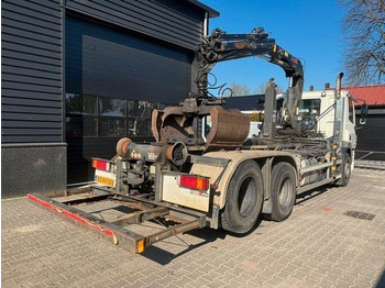 Abrollkipper, Autokran DAF FAS CF85.360 mit VDL Haak + HIAB 122 Kran: das Bild 3