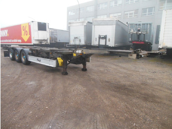 Container/ Wechselfahrgestell Auflieger Fliegl SDS 380 GOOSENECK, BPW: das Bild 2