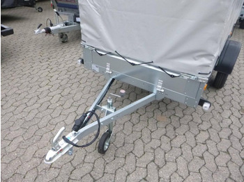 PKW Anhänger, Zustand - NEU Brenderup Tieflader 2270SUB750 Stahl, 0,75 to. 2700x1300x270mm mit Hochplane 105 cm Lichte Höhe: das Bild 2