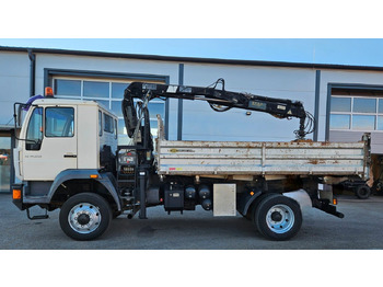 Kipper, Autokran MAN LE 14.250 4x4 HIAB 077BS-2 Kran Greifer: das Bild 5