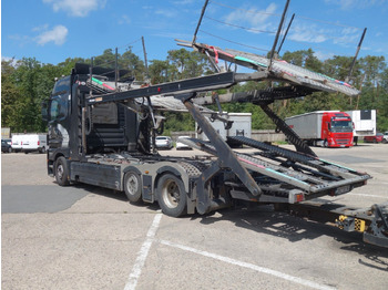 Autotransporter LKW Mercedes-Benz Actros 2446 mit Rolfo für 10 PKW, Retarder: das Bild 4