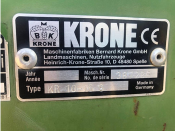 Rundballenpresse Krone KR 10-16 Dismantled: spare parts: das Bild 3