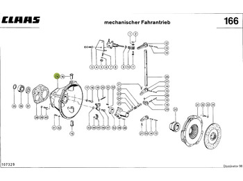 CLAAS Kupplung und Teile