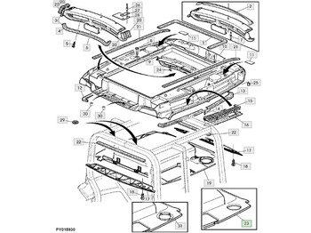 JOHN DEERE Fahrerhaus und Interieur