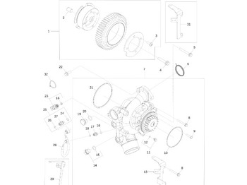 JOHN DEERE Kühlmittelpumpe