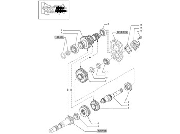 NEW HOLLAND Getriebe und Teile