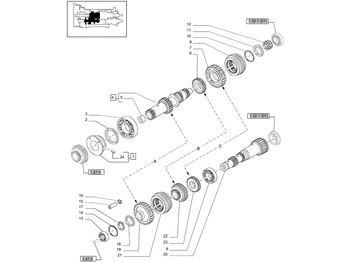 NEW HOLLAND Getriebe und Teile