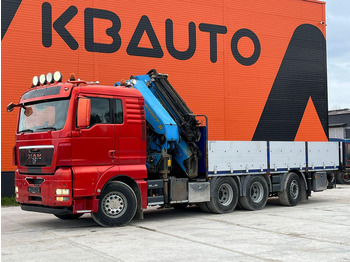 Pritsche LKW, Autokran MAN TGX 35.480 8x4*4 PK 65002 + JIB / PLATFORM L=6800 mm: das Bild 2