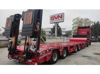 Tieflader Auflieger, Zustand - NEU GVN Trailer 4 AXLE LOWBED WITH WHEEL RECESSES: das Bild 4
