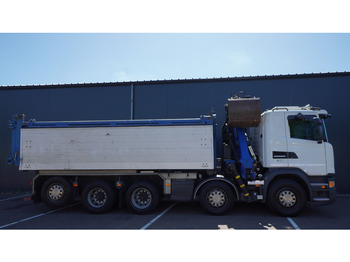 Autokran Scania G 490 10X4 CABLE SYSTEM TRUCK WITH PALFINGER Q180Z95TR CRANE: das Bild 4