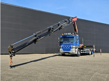 Pritsche LKW, Autokran DAF CF85.460 / 6x2 / PALFINGER 29TM / CRANE / KRAN: das Bild 4