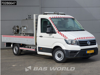 Pritsche Transporter Volkswagen Crafter 177pk Automaat Open Laadbak Reinigingswagen Trekhaak Airco Cruise Euro6 Pritsche Pickup Open Box Hogedrukspuit Waterpomp Airco T: das Bild 3