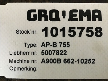 LIEBHERR Achse und Teile