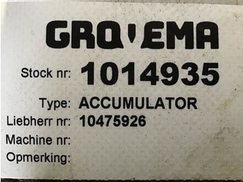 Elektrische Ausrüstung Liebherr Accumulator: das Bild 4
