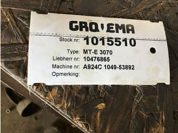 LIEBHERR Achse und Teile