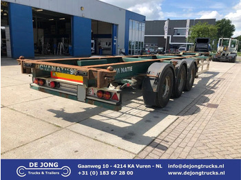FLANDRIA Container/ Wechselfahrgestell Auflieger