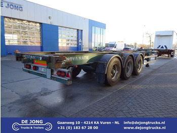 FLANDRIA Container/ Wechselfahrgestell Auflieger