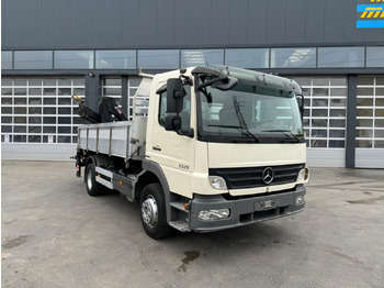 Kipper, Autokran MERCEDES Atego 1329 4x2 Hiab 088-2: das Bild 4