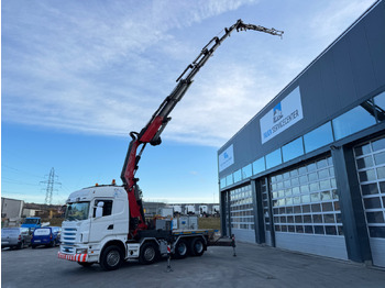 Autokran SCANIA R480 8x4 Fassi 660 SZM/Pritsche: das Bild 2
