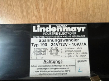 Elektrische Ausrüstung für LKW MAN Spannungswandler LINDENMAYR TYP 190 24V/12V 10A/7A: das Bild 2