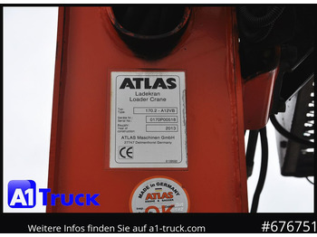 Pritsche LKW, Autokran MERCEDES-BENZ Axor 2543,  Atlas 170.2  Kran, Lift-Lenkachse,: das Bild 2