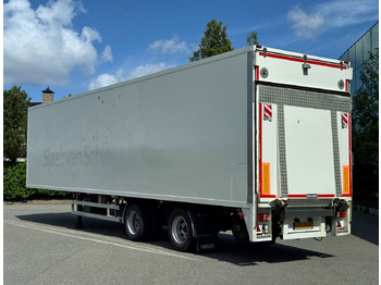 Koffer Auflieger HTF 2-AS Heiwo 1240 x 250 x 272 CM Inwendig Stuuras Laadklep APK TOT 07-2026: das Bild 3
