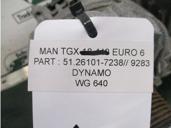 Lichtmaschine für LKW MAN 51.26101-7238 // 9283: das Bild 2