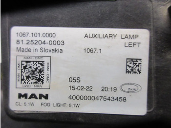 Nebelscheinwerfer für LKW MAN 81.25204-0003 MISTLAMP MAN TGS TGX 18 470 EURO 6 LINKS: das Bild 5