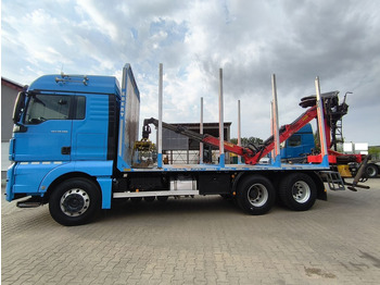 Holztransporter, Autokran MAN TGX 26.500 Holz-LKW Euro6 6x4 Holztransporter m Palfinger (16): das Bild 5